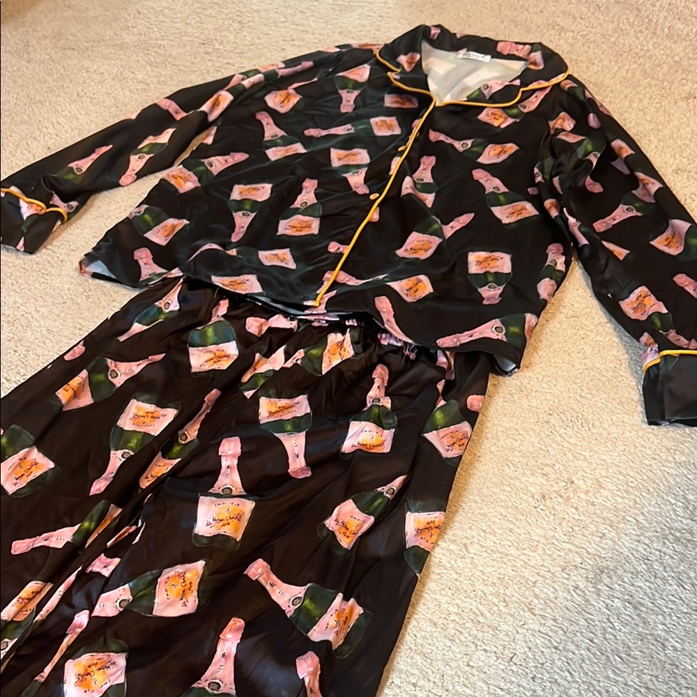 Veuve Champagne Bottle Women’s Pajamas